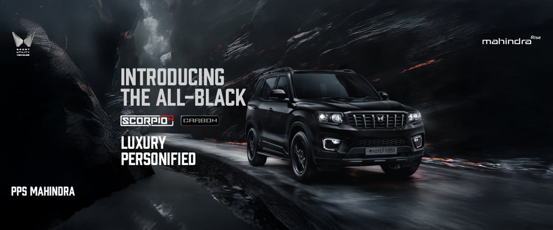 Introducing the All-Black Scorpio N Carbon Edition: Luxury Personified