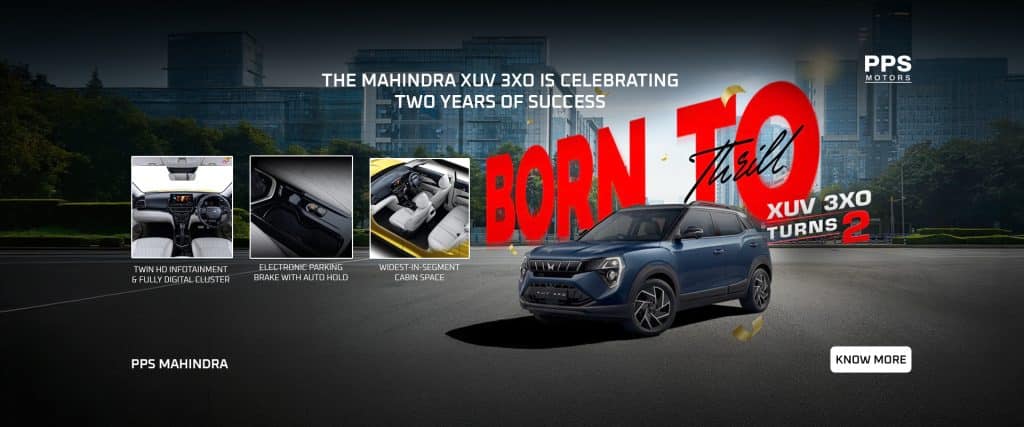 Mahindra XUV 3XO 2nd Year Anniversary